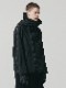 �㴰���nude:masahiko maruyama ���̡���:�ޥ��ҥ��ޥ���/Cotton/Nylon Grosgrain MULTI ZIP MILITARY SHORT HOODIE COAT/Black
