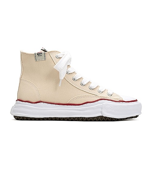 Maison MIHARA YASUHIRO/PETERSON High-top Original sole canvas hicut sneaker/NATURAL.