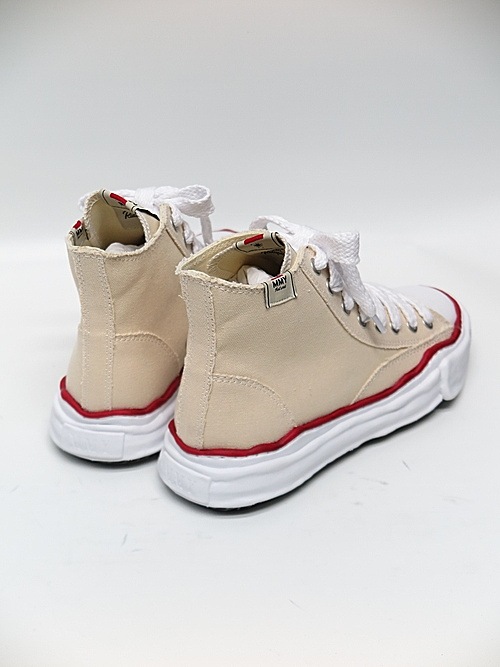 Maison MIHARA YASUHIRO/PETERSON High-top Original sole canvas hicut sneaker/NATURAL.