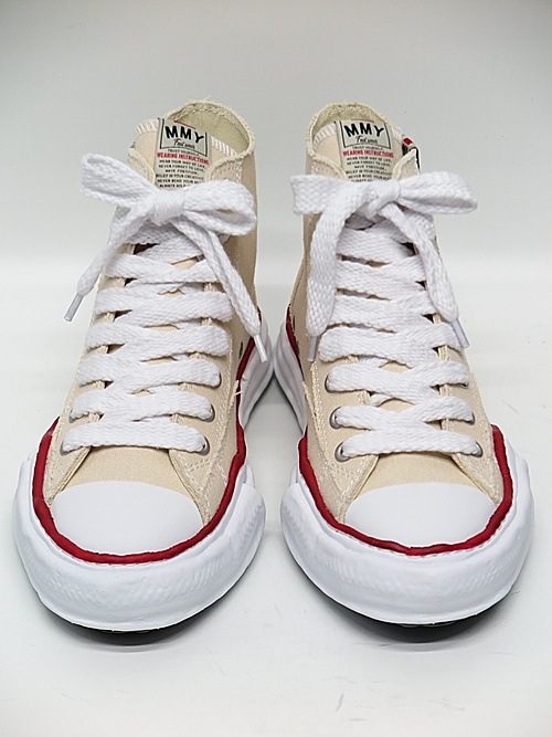 Maison MIHARA YASUHIRO/PETERSON High-top Original sole canvas hicut sneaker/NATURAL.