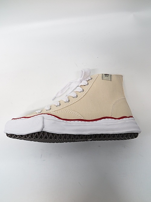 Maison MIHARA YASUHIRO/PETERSON High-top Original sole canvas hicut sneaker/NATURAL.