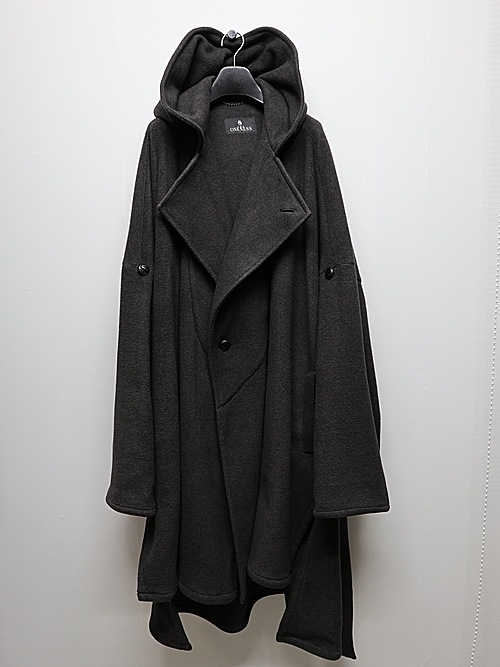 �㴰���THE ONENESS�������ͥ�/Recycle Fleece HAORI/ChacoalGrey