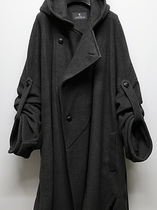 �㴰���THE ONENESS�������ͥ�/Recycle Fleece HAORI/ChacoalGrey