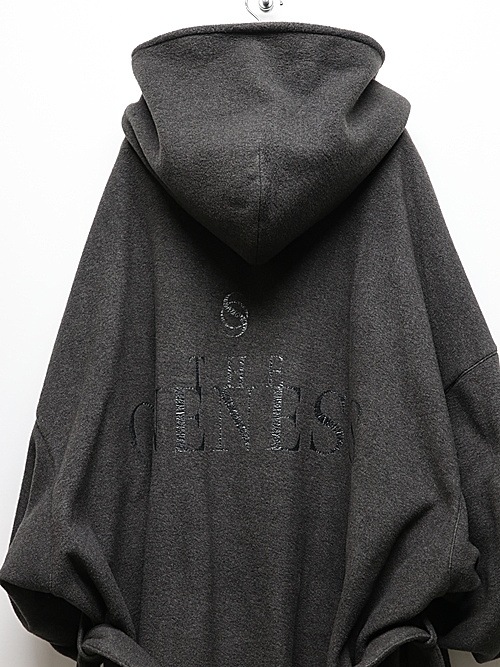 �㴰���THE ONENESS�������ͥ�/Recycle Fleece HAORI/ChacoalGrey