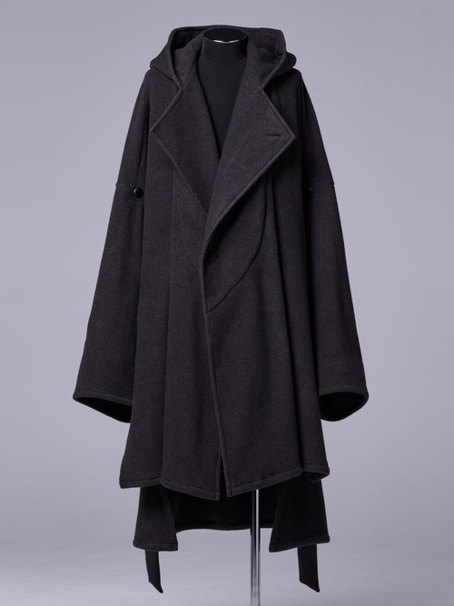 �㴰���THE ONENESS�������ͥ�/Recycle Fleece HAORI/ChacoalGrey