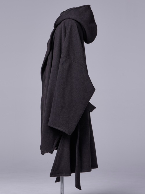 �㴰���THE ONENESS�������ͥ�/Recycle Fleece HAORI/ChacoalGrey