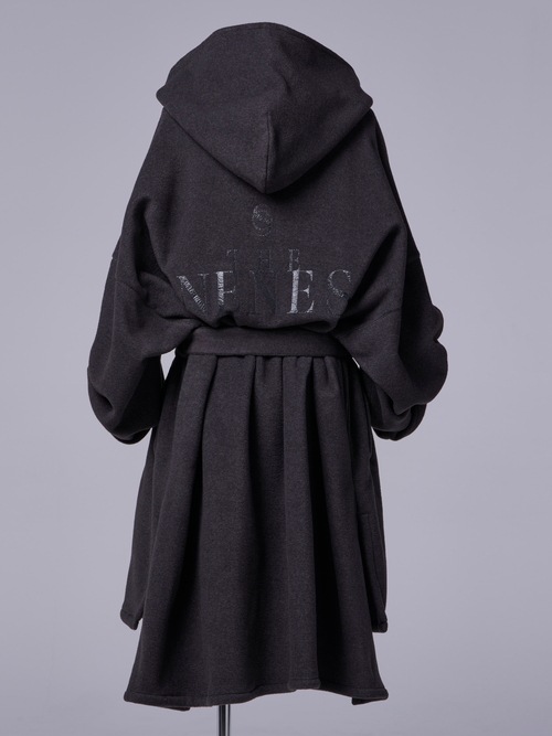 �㴰���THE ONENESS�������ͥ�/Recycle Fleece HAORI/ChacoalGrey