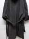�㴰���THE ONENESS�������ͥ�/Recycle Fleece HAORI/ChacoalGrey