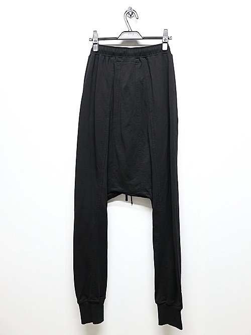 JULIUSꥦ/COTTON SWEAT TROUSERS11/BLACK