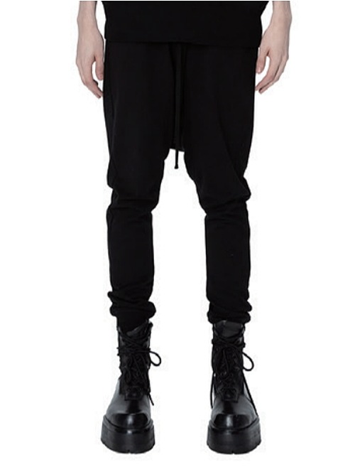 JULIUSꥦ/COTTON SWEAT TROUSERS11/BLACK