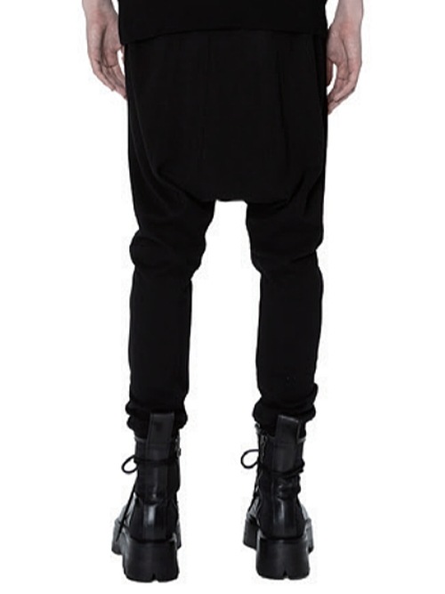 JULIUSꥦ/COTTON SWEAT TROUSERS11/BLACK