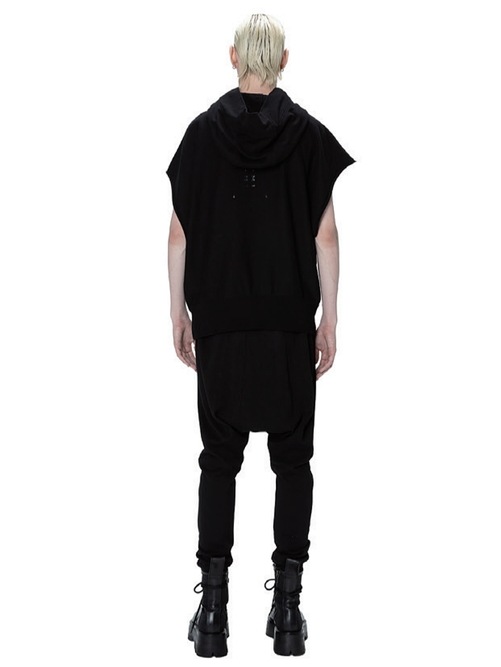 JULIUSꥦ/COTTON SWEAT TROUSERS11/BLACK