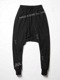 JULIUSꥦ/COTTON SWEAT TROUSERS11/BLACK