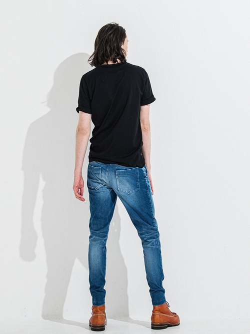 RESOUND CLOTHINGꥵɥ/GIZA DAWN ROLL UP TEE/BLACK
