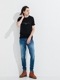 RESOUND CLOTHINGꥵɥ/GIZA DAWN ROLL UP TEE/BLACK