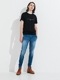 RESOUND CLOTHINGꥵɥ/GIZA DAWN ROLL UP TEE/BLACK