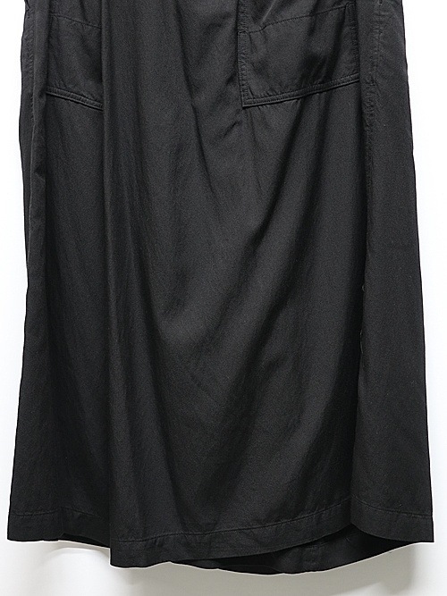 JULIUSꥦ/RAYON/COTTON CLOTH TROUSERS19/BLACK