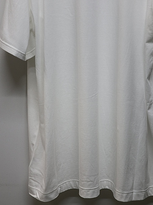 Ground Y饦ɥ磻/30/- COTTON JERSEY SLIT JUMBO T-SHIRT/WHITE