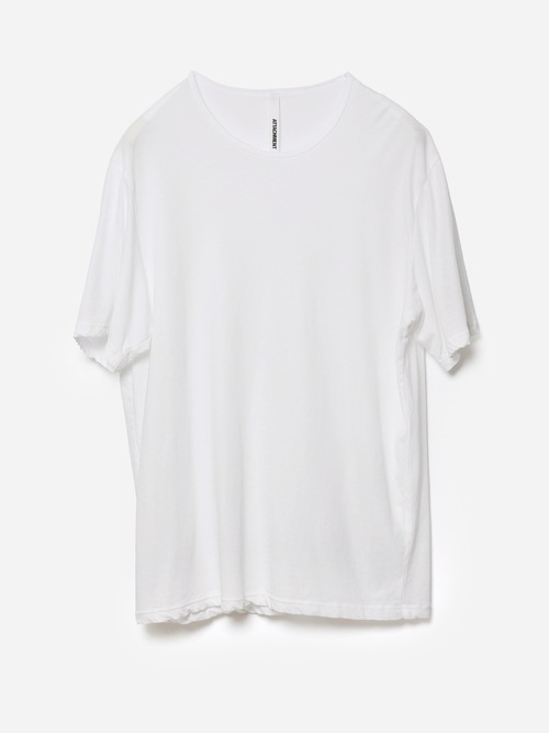 (ͽ���ʡ�2��3������ͽ��/ATTACHMENT�������å�����/100/3 HIGH TWIST JERSEY SLIM FIT S/S TEE/WHITE