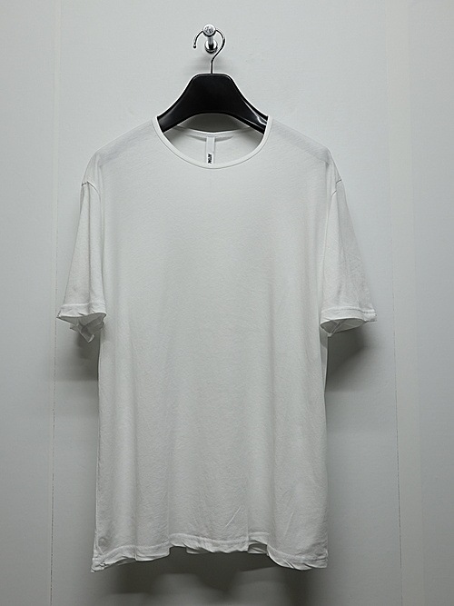 ATTACHMENT�������å�����/100/3 HIGH TWIST JERSEY SLIM FIT S/S TEE/WHITE