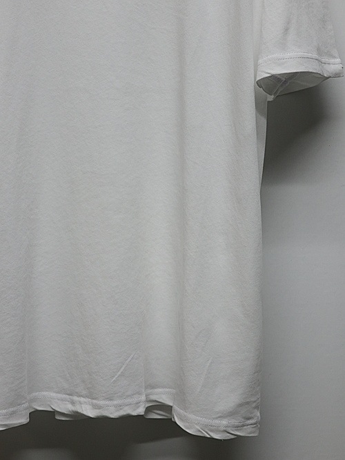 ATTACHMENT�������å�����/100/3 HIGH TWIST JERSEY SLIM FIT S/S TEE/WHITE