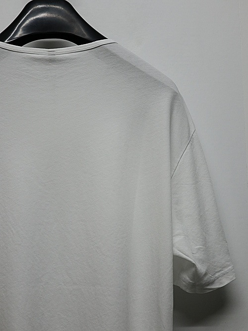 ATTACHMENT�������å�����/100/3 HIGH TWIST JERSEY SLIM FIT S/S TEE/WHITE