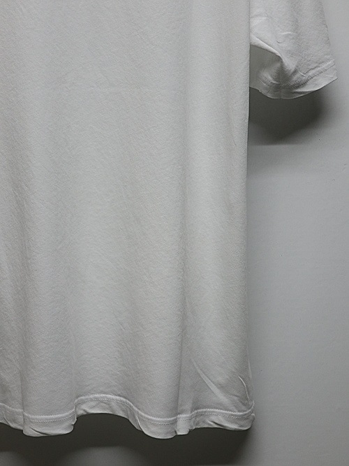ATTACHMENT�������å�����/100/3 HIGH TWIST JERSEY SLIM FIT S/S TEE/WHITE