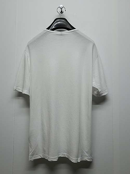 ATTACHMENT�������å�����/100/3 HIGH TWIST JERSEY SLIM FIT S/S TEE/WHITE