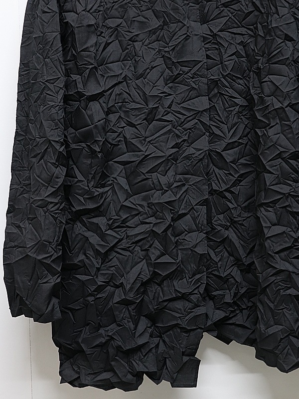 �㴰���Ground Y�����饦��ɥ磻/PE SPUNLAWN DATCHED DOLMAN SHIRT/BLACK