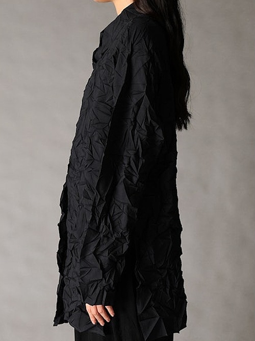 �㴰���Ground Y�����饦��ɥ磻/PE SPUNLAWN DATCHED DOLMAN SHIRT/BLACK