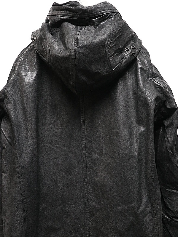 JULIUS����ꥦ��/12oz DENIM COAT3/BLACK