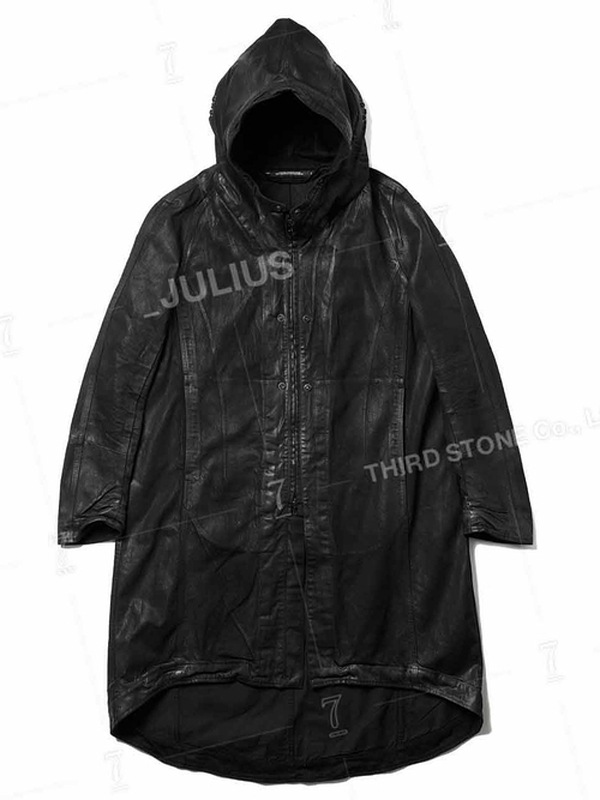 (ͽ����)7��8������ͽ��/JULIUS����ꥦ��/12oz DENIM COAT3/BLACK