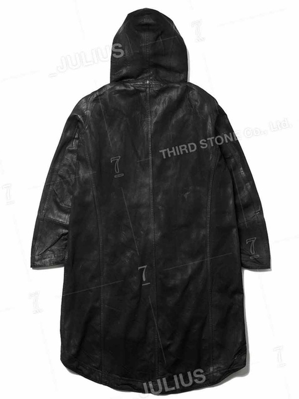 (ͽ����)7��8������ͽ��/JULIUS����ꥦ��/12oz DENIM COAT3/BLACK