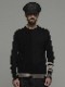 �㴰���nude:masahiko maruyama ���̡���:�ޥ��ҥ��ޥ���/16GG LONG SLEEVE KNIT PULLOVER/Black-Beige