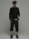 �㴰���nude:masahiko maruyama ���̡���:�ޥ��ҥ��ޥ���/16GG LONG SLEEVE KNIT PULLOVER/Black-Beige