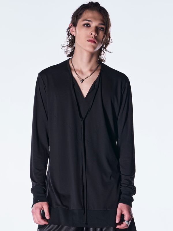 (ͽ���ʡ�8��9������ͽ��/kiryuyrik������奦����奦/BEATENJIKU Piping Flare T-Shirt/Black