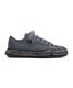�㴰���Maison MIHARA YASUHIRO�� PETERSON 23 LOW/original sole canvas garment dye Low-Top sneakers/BLKxBLK