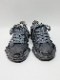 �㴰���Maison MIHARA YASUHIRO�� PETERSON 23 LOW/original sole canvas garment dye Low-Top sneakers/BLKxBLK