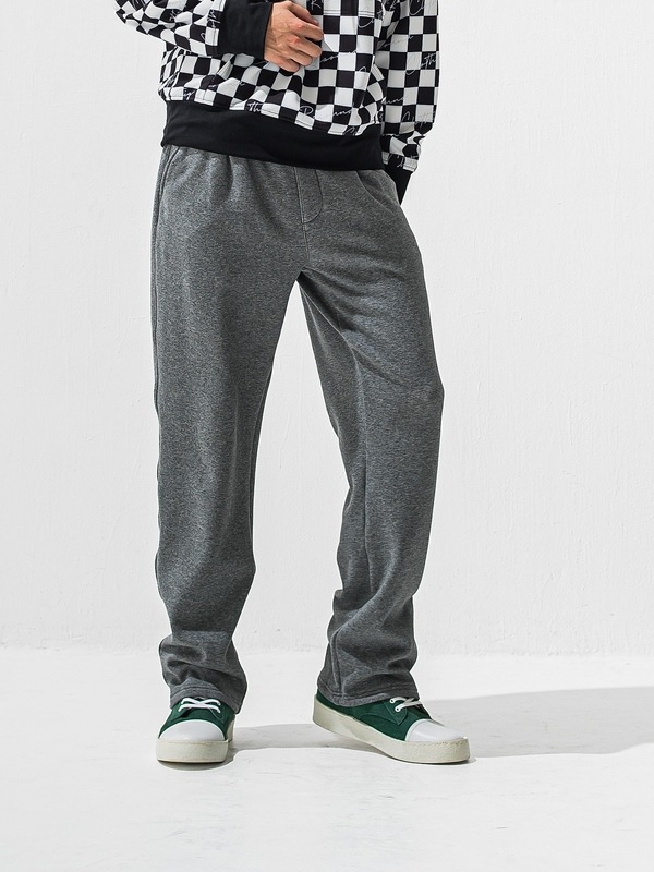 (ͽ���ʡ�11��12������ͽ��/42TH RESOUND CLOTHING���ꥵ����ɥ���������/SEMIWAIDE velours fleece WIDE TUCK PANTS/CHACOAL