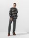 (ͽ���ʡ�11��12������ͽ��/42TH RESOUND CLOTHING���ꥵ����ɥ���������/SEMIWAIDE velours fleece WIDE TUCK PANTS/CHACOAL