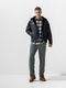 (ͽ���ʡ�11��12������ͽ��/42TH RESOUND CLOTHING���ꥵ����ɥ���������/SEMIWAIDE velours fleece WIDE TUCK PANTS/CHACOAL
