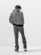 (ͽ���ʡ�11��12������ͽ��/42TH RESOUND CLOTHING���ꥵ����ɥ���������/SEMIWAIDE velours fleece WIDE TUCK PANTS/CHACOAL