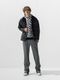 (ͽ���ʡ�11��12������ͽ��/42TH RESOUND CLOTHING���ꥵ����ɥ���������/SEMIWAIDE velours fleece WIDE TUCK PANTS/CHACOAL
