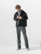 (ͽ���ʡ�11��12������ͽ��/42TH RESOUND CLOTHING���ꥵ����ɥ���������/SEMIWAIDE velours fleece WIDE TUCK PANTS/CHACOAL