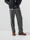 (ͽ���ʡ�11��12������ͽ��/42TH RESOUND CLOTHING���ꥵ����ɥ���������/SEMIWAIDE velours fleece WIDE TUCK PANTS/CHACOAL
