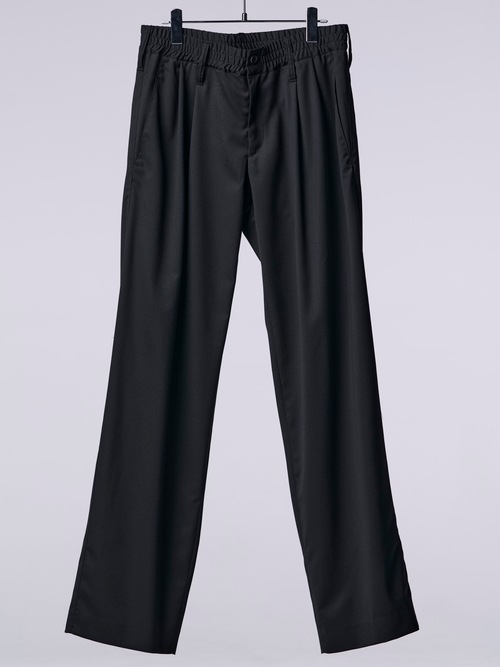 �㴰���THE ONENESS�������ͥ�/RePE/WoolGabardine WideSlacks/Black