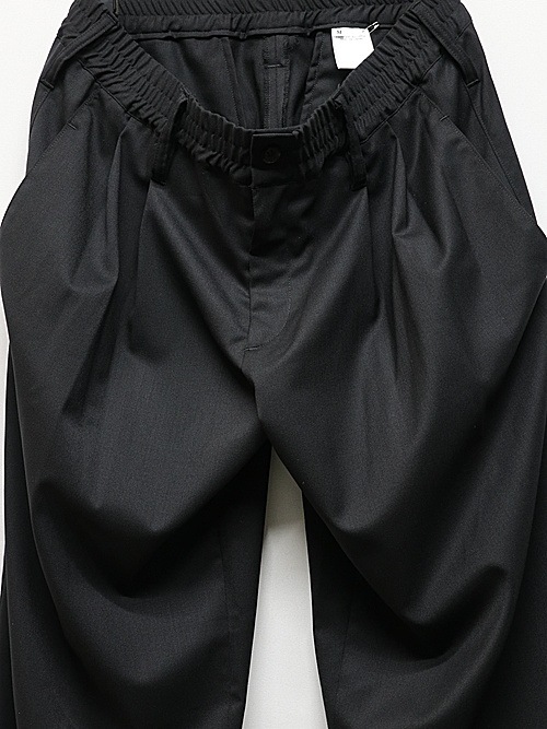 �㴰���THE ONENESS�������ͥ�/RePE/WoolGabardine WideSlacks/Black