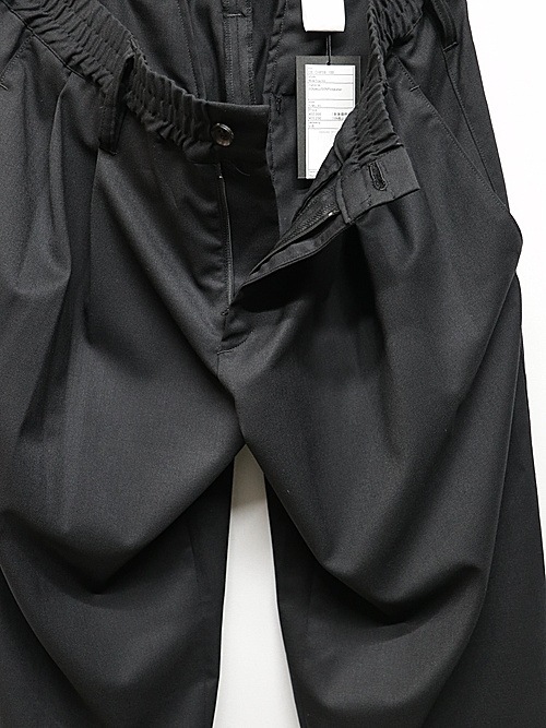 �㴰���THE ONENESS�������ͥ�/RePE/WoolGabardine WideSlacks/Black
