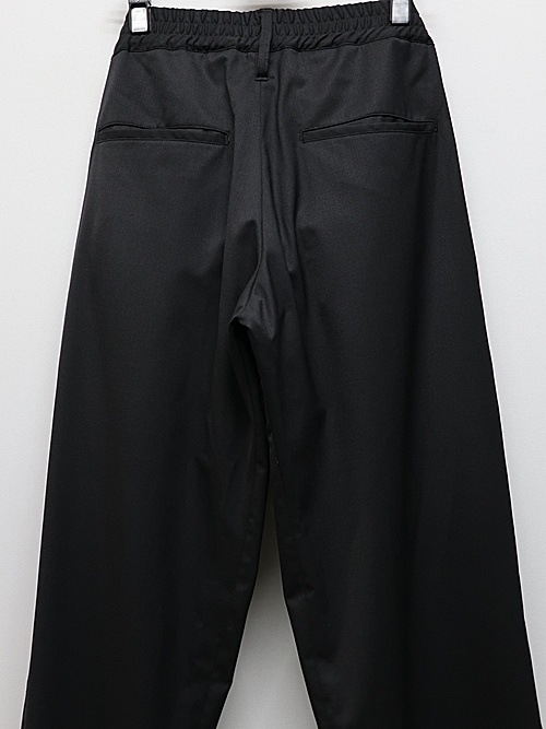 �㴰���THE ONENESS�������ͥ�/RePE/WoolGabardine WideSlacks/Black