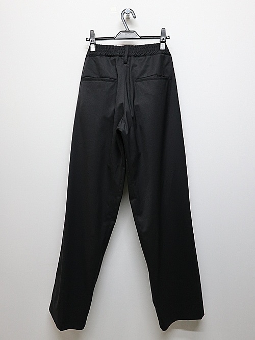�㴰���THE ONENESS�������ͥ�/RePE/WoolGabardine WideSlacks/Black